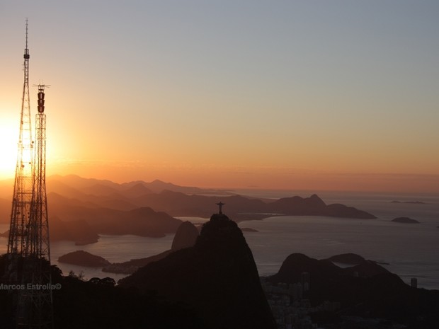Dia amanheceu com céu claro (Foto: Marcos Estrella/TV Globo)