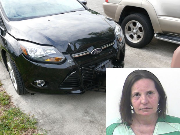 Cathy Bernstein foi presa depois de negar ter batida em outro carro durante chamada de emergência feita pelo próprio carro (Foto: Divulgação/Port St. Lucie DP) Cathy Bernstein foi presa depois de negar ter batida em outro carro durante chamada de emergência feita pelo próprio carro (Foto: Divulgação/Port St. Lucie DP)