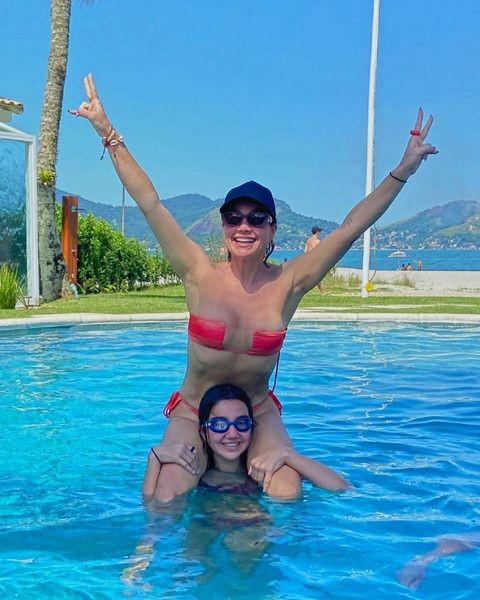 Flávia Alessandra e Olivia (Foto: Instagram)