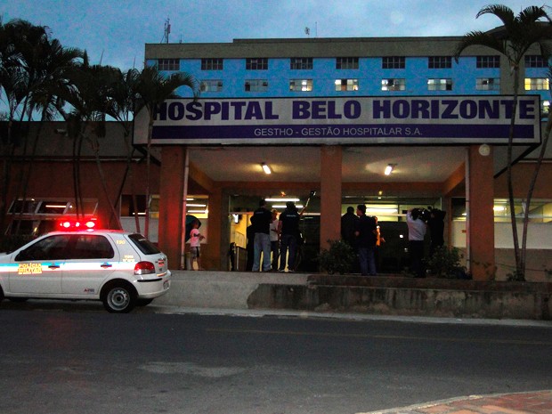 Hospital onde mulher deu à luz em banheiro. Criança morreu (Foto: Raquel Freitas / G1)