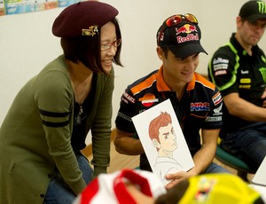Dani Pedrosa pilotos MotoGP desenho GP do Japão (Foto: Getty Images)