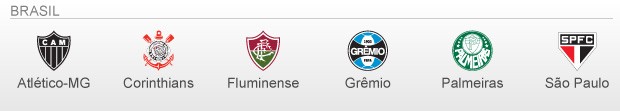 info Classificados e Vagas Libertadores 2013 - BRASIL (Foto: arte esporte)