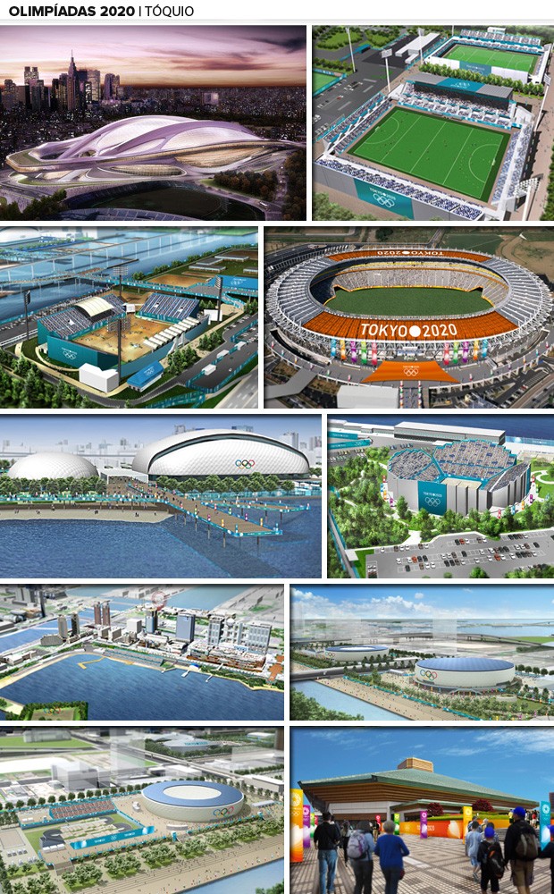 toquio olimpiadas 2020 mosaico  (Foto: Divulgação)