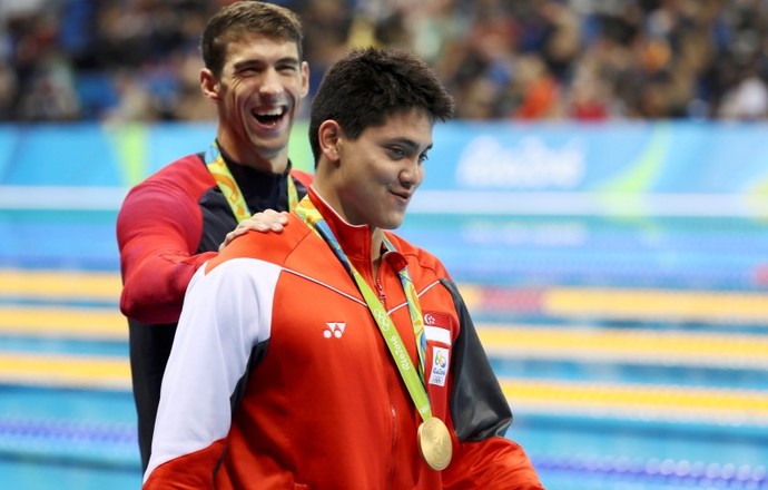 natação; olimpíada 2016; Joseph Schooling; Michael Phelps (Foto: REUTERS/Stefan Wermuth)