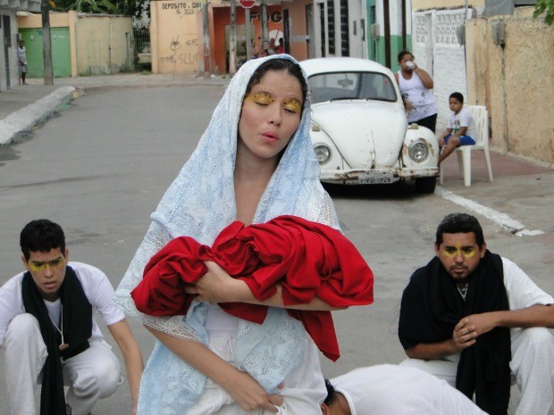 6ª edição do Farias Brito e Monte Castelo têm Paixão é realizada nesta sexta-feira (25). (Foto: Cia Teatral Acontece/G1/Divulgação)