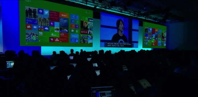 Vice presidente da Microsoft, Joe Belfiore, anuncia a esperada atualização do Windows 8.1 durante a Build 2014 (Foto: Reprodução/Microsoft)