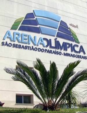 Arena Olímpica teve a capacidade de público reduzida (Foto: Reprodução EPTV)