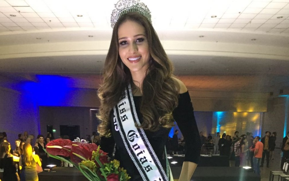 Jeovanca Vasconcelos Nascimento, de Pirenópolis, é eleita a Miss Goiás 2017 (Foto: Divulgação/Diogo Teixeira)