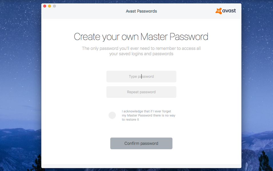 clicking allow avast security for mac