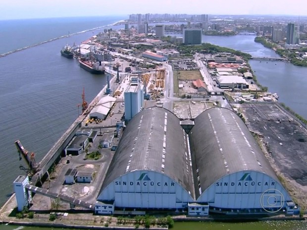 Porto do Recife (Foto: Reprodução/TV Globo) Porto do Recife (Foto: Reprodução/TV Globo)