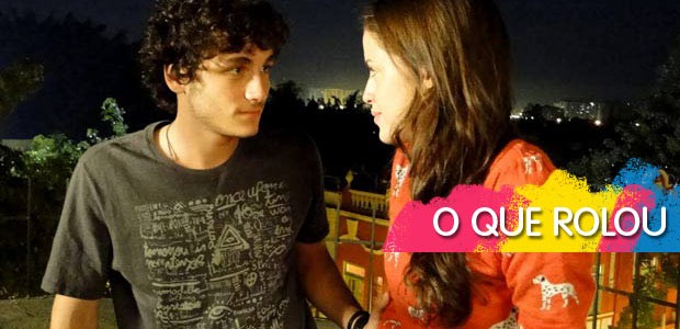 Pensando na primeira vez, Ju propôs passar uma noite com Dinho  (Malhação / TV Globo)