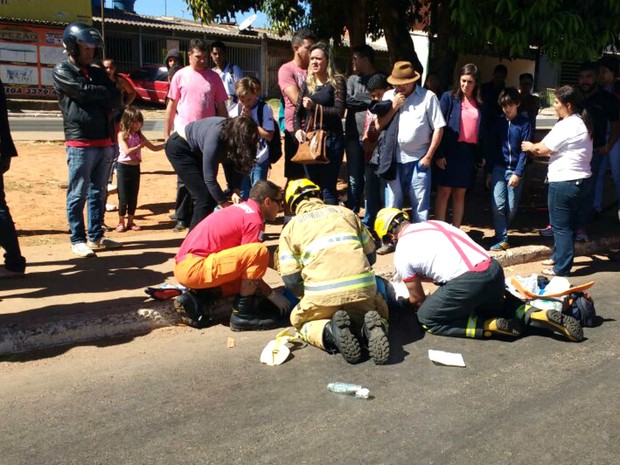 G1 Criança é atropelada por van escolar em faixa de pedestre no DF