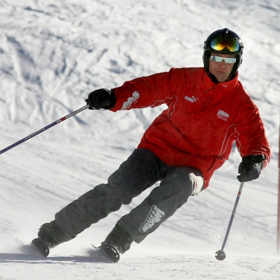 Michael Schumacher é considerado um esquiador experiente e com muita técnica (Foto: Divulgação)