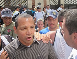 Festa 100 anos do Santos, Pai Neymar (Foto: Marcos Ribolli / Globoesporte.com)