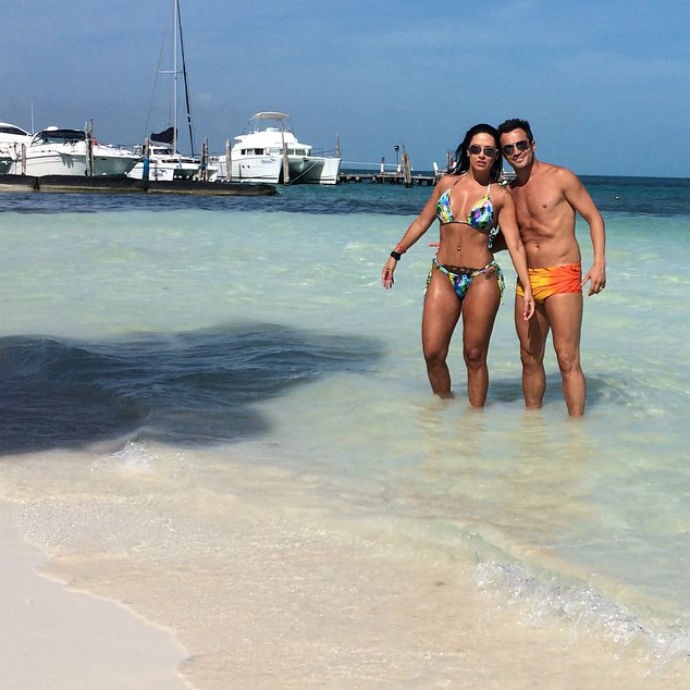 Falcão futsal Tatiana férias Cancún (Foto: Reprodução Instagram)