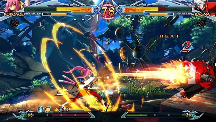 Apesar da opção de comandos simplicados, BlazBlue continua indicado apenas para os fanáticos por fighting games (Foto: Divulgação / Arc System Works)