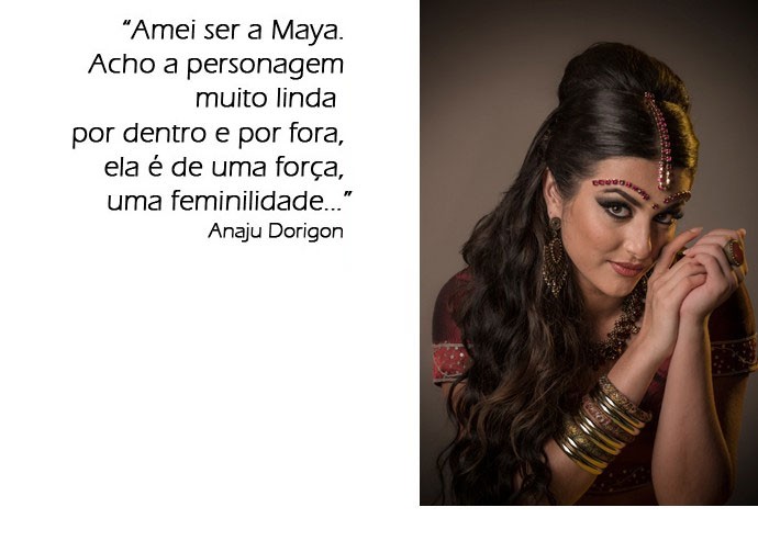 Anaju Dorigon como Maya (Foto: Raphael Dias/Gshow)