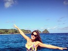 No estilo 'Titanic', Mayra Cardi posa em rede social durante férias