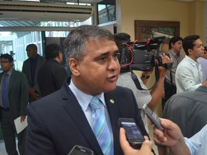 Moisés Souza, presidente da Alap, fala em cobrar dívida da Petrobras (Foto: John Pacheco/G1)