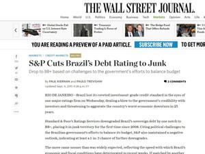 Reportagem do 'Wall Street Journal' (Foto: Reprodução/WSJ)