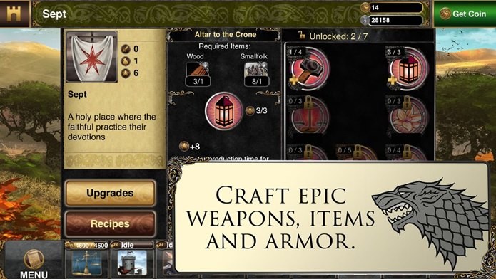 Jogo da série Game of Thrones chega ao iOS (Foto:Divulgação)