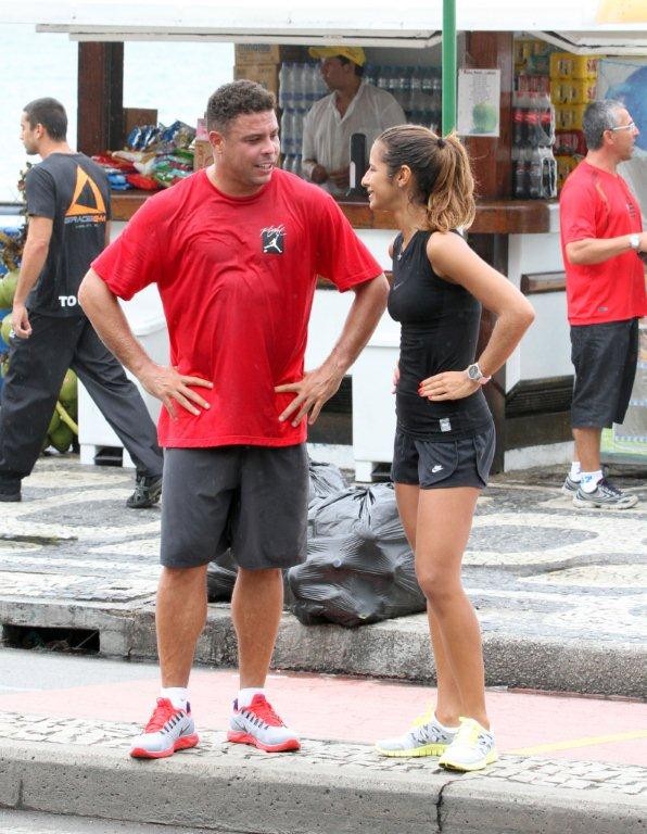 Ronaldo e Paula Morais (Foto: André Freitas / AG. News)