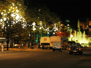 Luzes de natal em João Pessoa (Foto: Maurício Melo/G1)
