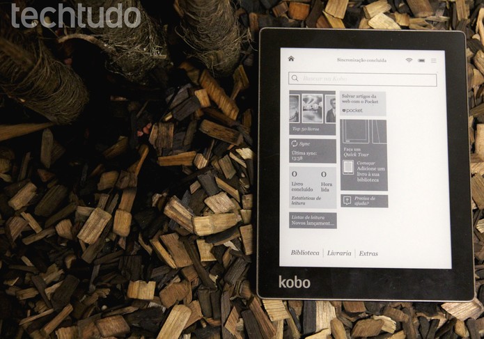 Kobo Aura (Foto: Luciana Maline/TechTudo) Kobo Aura (Foto: Luciana Maline/TechTudo)