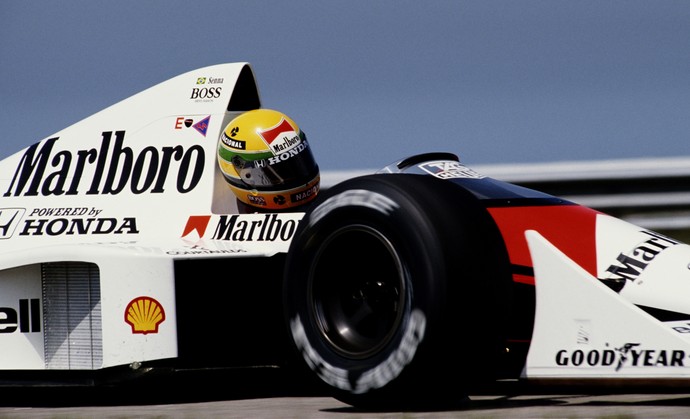 Com Ayrton Senna, a parceria McLaren-Honda se tornou uma das mais vitoriosas da história da F-1 (Foto: Getty Images)