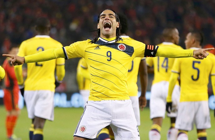 Falcao Garcia gol Colômbia contra Bélgica (Foto: Reuters)