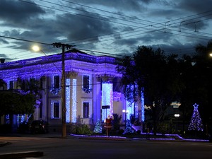 São João da Boa Vista está enfeitada para Natal de 2014 (Foto: Rogério Santos )