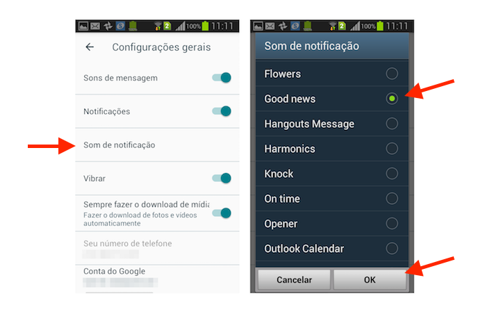 Configuração de um novo alerta sonoro no Allo (Foto: Reprodução/Marvin Costa)