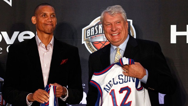NBA Reggie Miller e Don Nelson (Foto: Reuters)