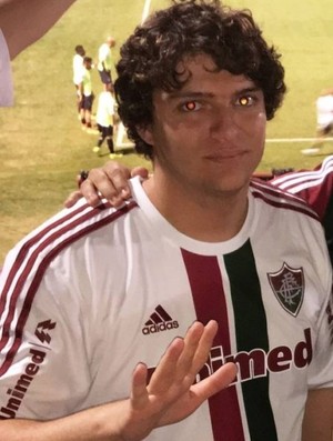 Pedro Fluminense torcedor (Foto: Arquivo pessoal)