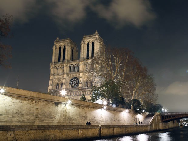 A igreja de Notre Dame, em Paris (Foto: AFP)