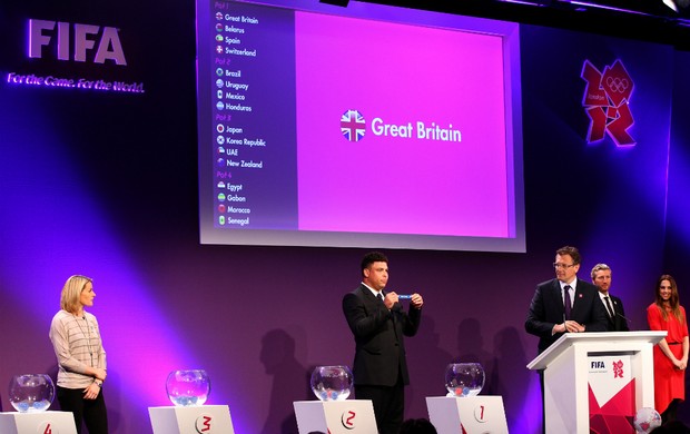 Sorteio futebol dos Jogos Olímpicos (Foto: Getty Images)