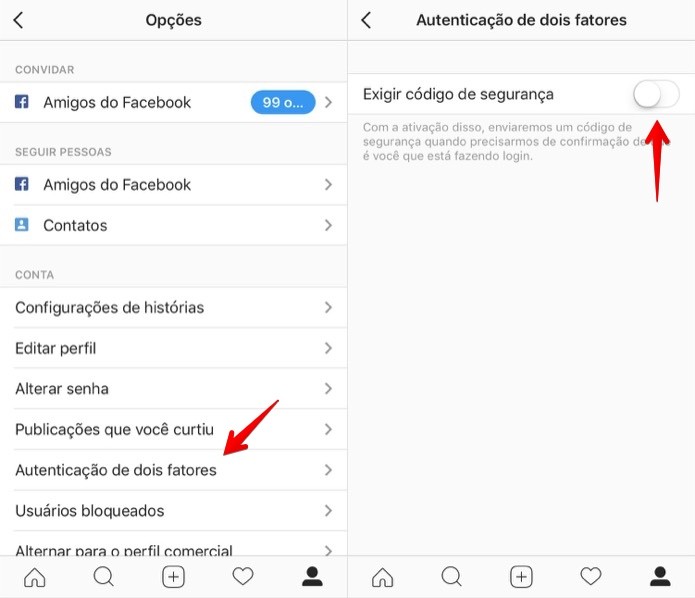 Tirar Autenticação De Dois Fatores Iphone Como Ativar A Autenticacao Em Duas Etapas No Instagram Dicas E