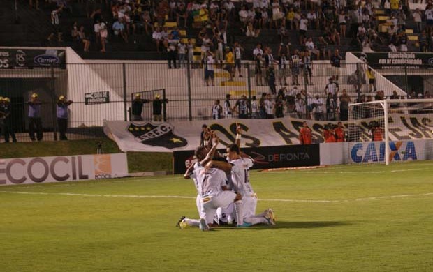 Gols do ABC foram marcados por Vanderlei, Renato, Rodrigo Silva e Edson (Foto: Augusto Gomes)