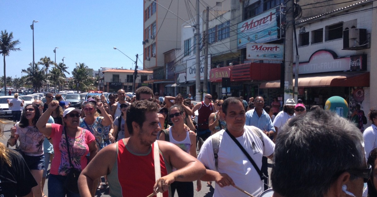 G Sem Sal Rio Servidores Promovem Nova Manifesta O Em Cabo Frio