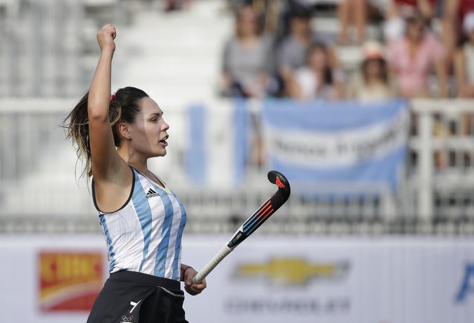 Leonas Argentina hóquei sobre grama Pan (Foto: AP Photo/Felipe Dana) Leonas Argentina hóquei sobre grama Pan (Foto: AP Photo/Felipe Dana)