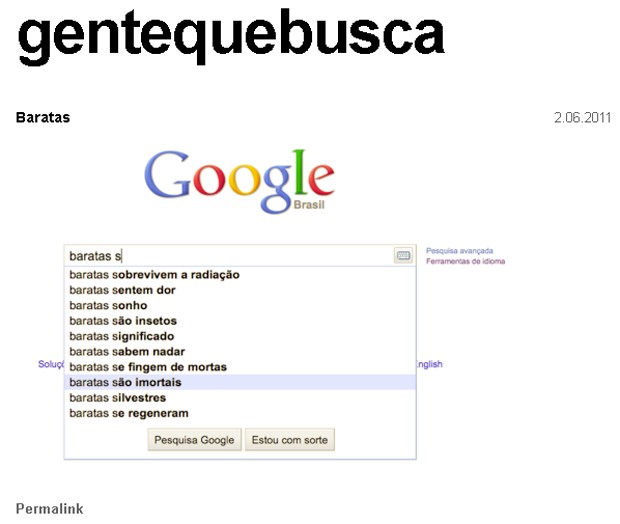 A 'imortalidade' das baratas (Foto: Reprodução)