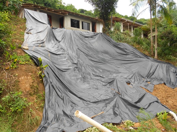 Ibirama registrou deslizamentos de terra (Foto: Prefeitura de Ibirama/Divulgação)