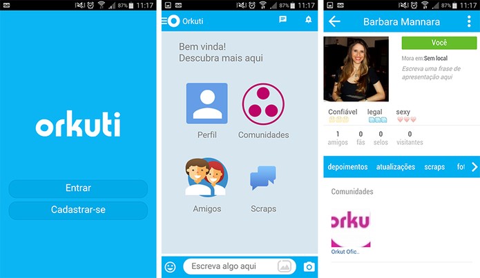 Orkuti.one está disponível para download na Google Play Store (Foto: Reprodução/Barbara Mannara)