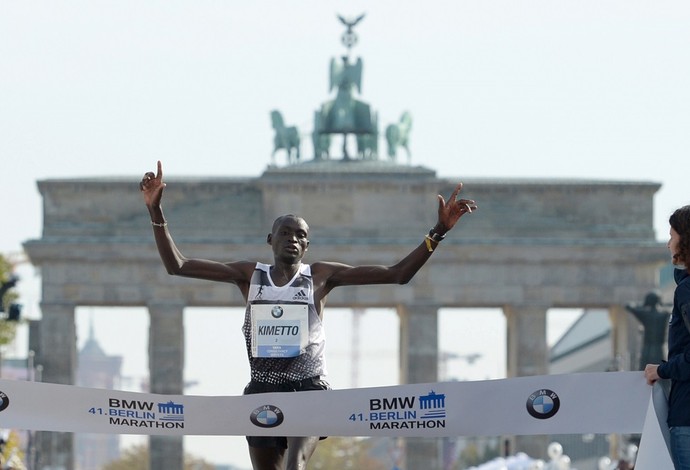Kimetto recorde mundial Berlim (Foto: Associated Press)