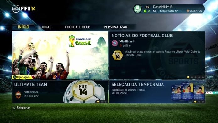 Novo modo traz a Copa ao Fifa 14 (Foto: Reprodução/Daniel Molina)