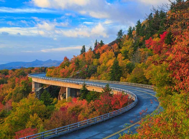 Blue Ridge Parkway, na Carolina do Norte (Foto: Thinkstock)
