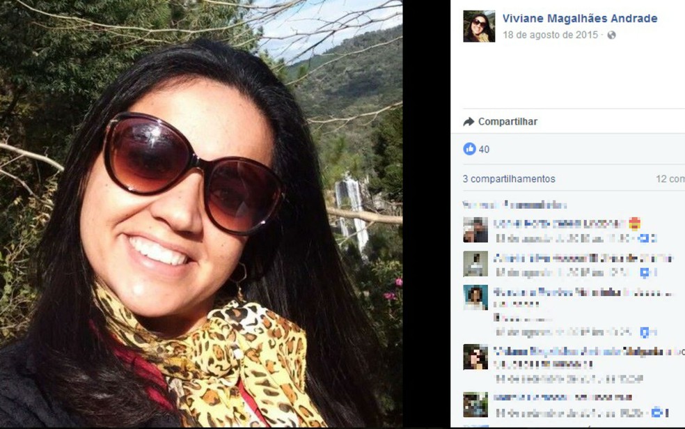 Mulher que morreu em acidente na Bahia estava no carro com o marido, segundo informações da polícia (Foto: Reprodução/Facebook)