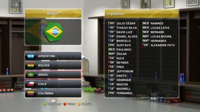 PES 2014: aprenda a convocar a sua própria seleção no game (Foto: Reprodução/Murilo Molina)