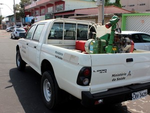 Veículo UBV fará borrifação em bairros e distritos de Macapá (Foto: Ascom/Semsa)