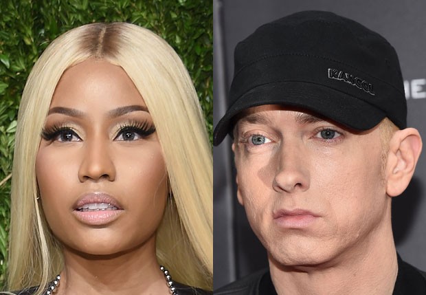 Nicki Minaj e Eminem (Foto: Getty Images) Nicki Minaj e Eminem (Foto: Getty Images)